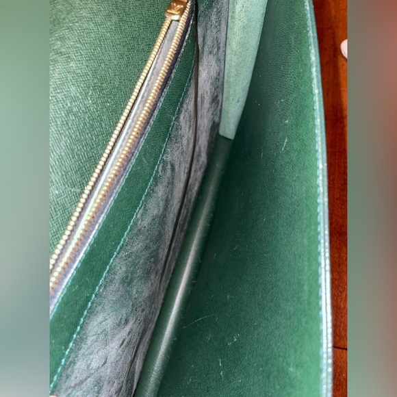 Louis Vuitton Briefcase authentic vintage LV Green Epi Briefcase Rare LV Bag 💼 - Picture 2 of 13